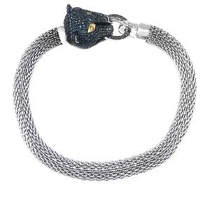 Savvy Cie Blue & Yellow Diamond SS Bracelet